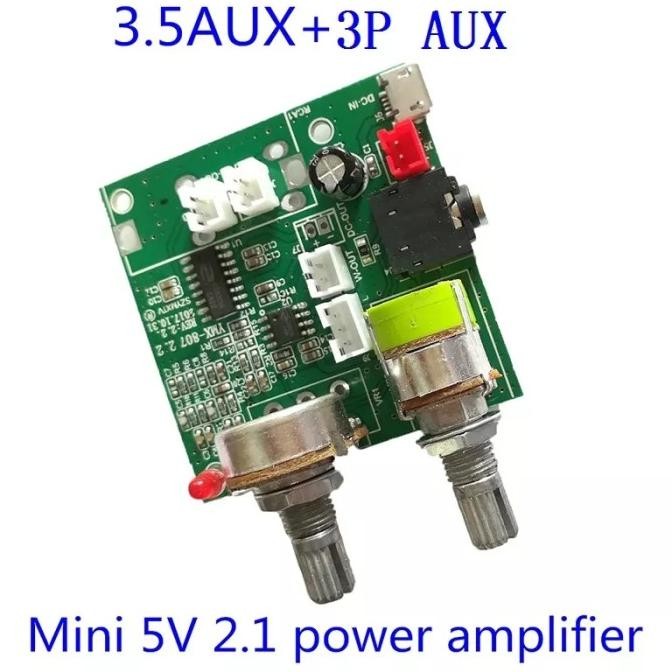 Sale Digital Audio Amplifier Board 5V 20W 2.1 Channel Subwoofer 3D Surround