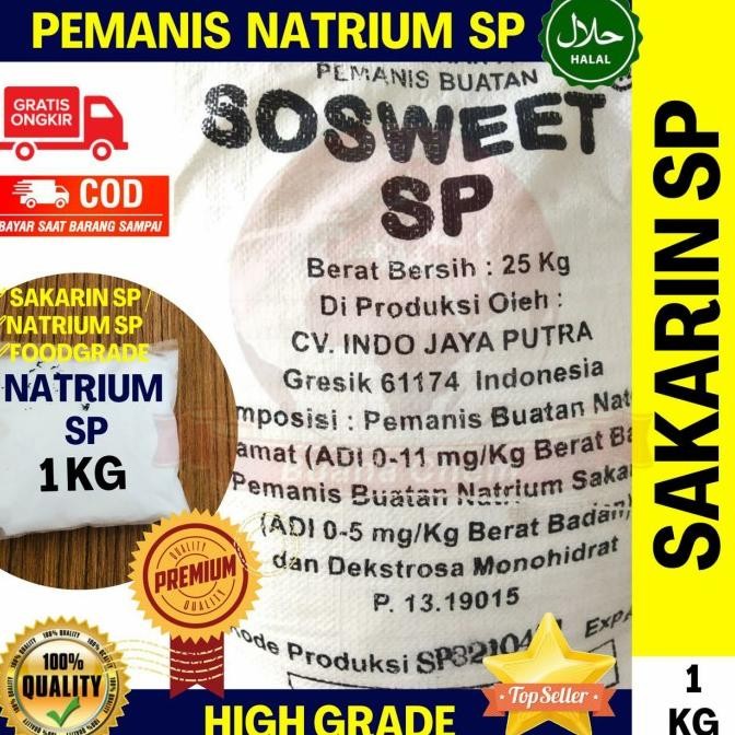 

Sakarin SP 1KG Food Grade HALAL/ Natrium Saccharin / Natrium Siklamat murah