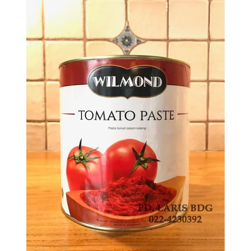 

WILMOND TOMATO PASTE 3KG (PASTA TOMAT DALAM KALENG) murah