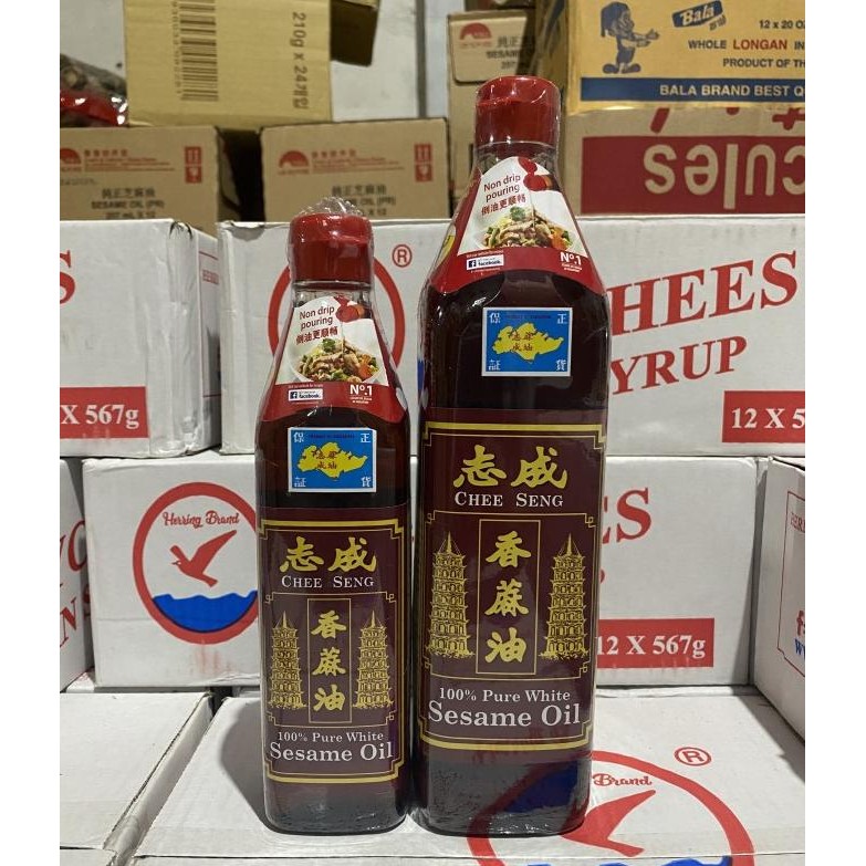 

Minyak Wijen Pagoda Chee Seng 375 ml Sesame Oil Pure White murah