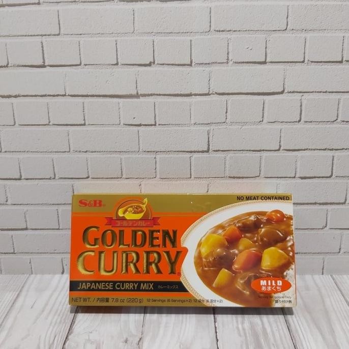 

S&B golden curry mild 220 gram ( orange box ) murah