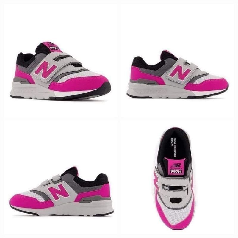 SALEEE 100% Original New Balance Kids 997H Pink With Rain Cloud Sneakers Shoes Kode Produk: NEWPZ997