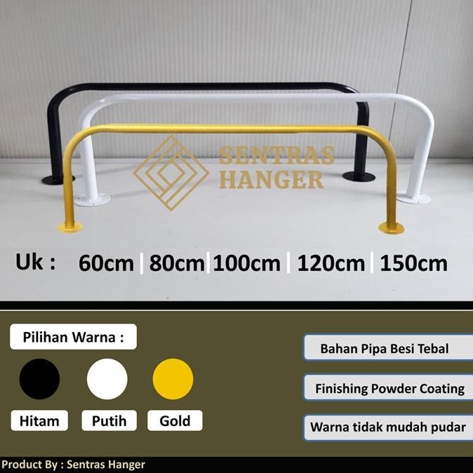 Gantungan Baju Tempel Dinding Kuat