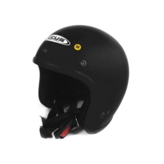 Sale Helm Bogo Zeus Retro Hitam Doff