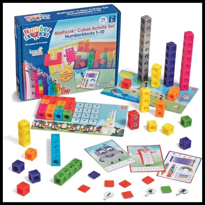 Mathlink Cubes Numberblocks 1-10 Educational Toys Mainan Edukasi