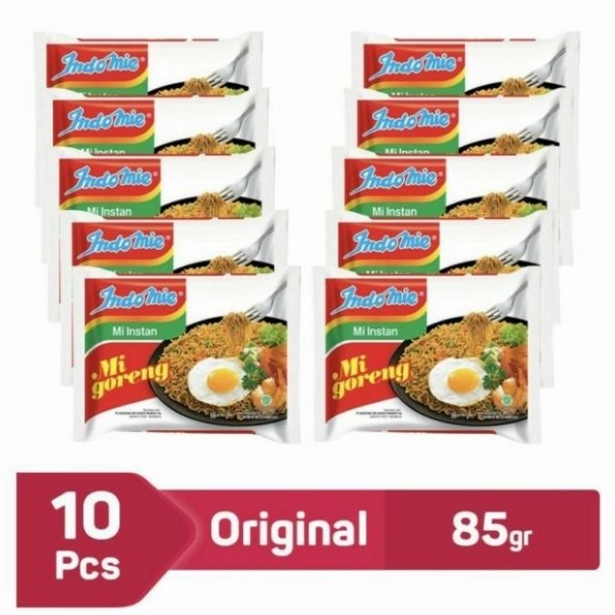 

(Good) Indomie goreng @85gr paket 10pcs murah