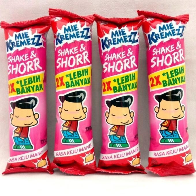 

(Good) MIE KREMEZZ Shake & Shorr Rasa Keju Manis 16gr Isi 20+1 pcs