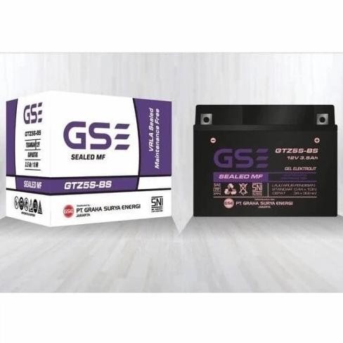 Aki Motor GS GTZ5S Honda Blade 110 + New Blade 125 Fl + Karisma