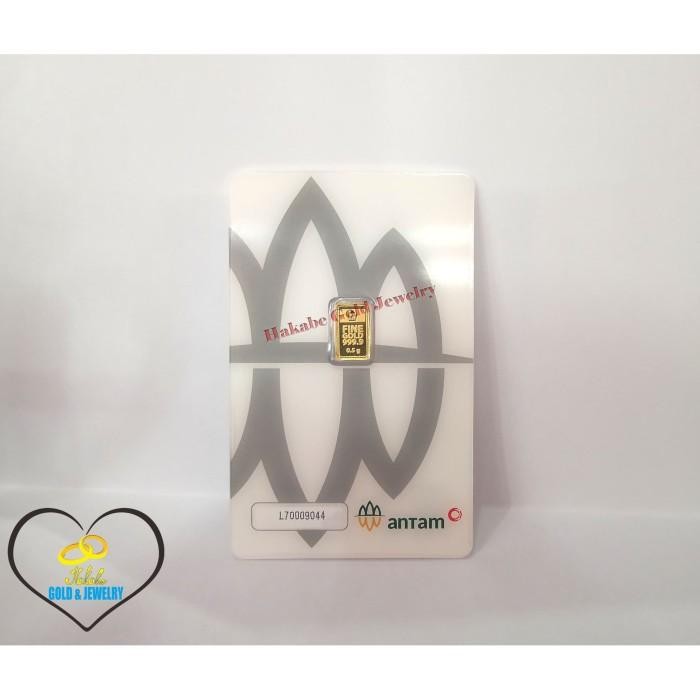 Emas Batangan Antam Logam Mulia Lm 24K Gold Bar Gold Fine Gold 0,5Gram Original Dan Terpercaya