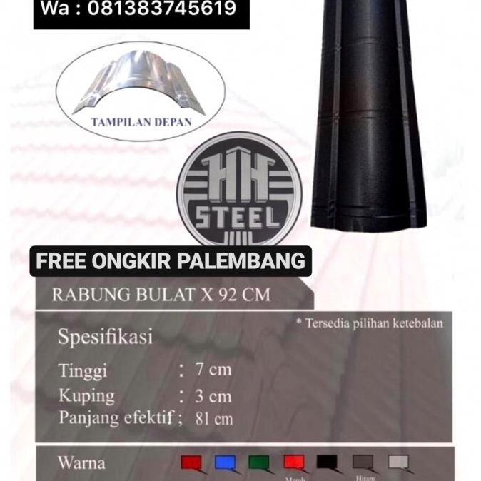 Buruan serbu] SENG TUTUP / RABUNG BULAT GENTENG METAL MULTIROOF (INDOROOF)