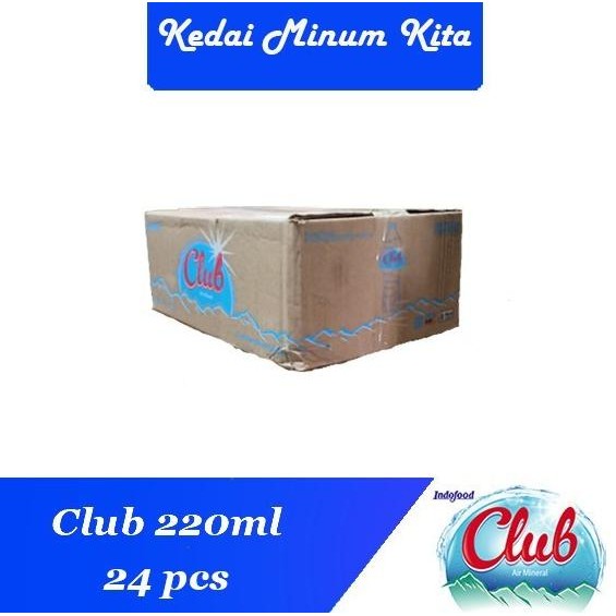 

(Good) Club Mineral Water 220ml Dus (24 botol)