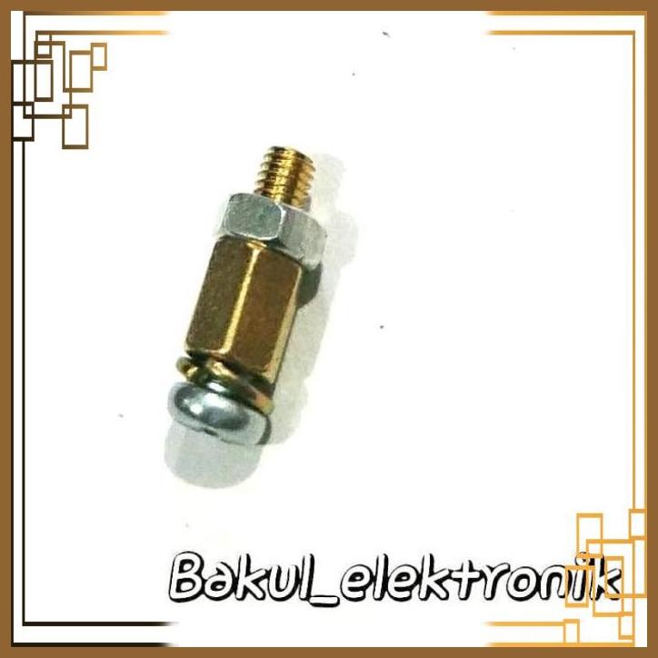 [BLE] spacer 6mm kuningan m3