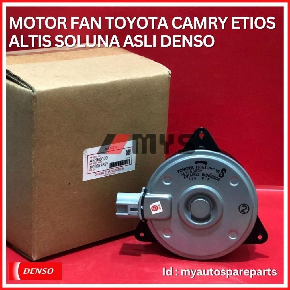 Motor Fan Radiator Ac Mobil Toyota Camry Etios Altis Soluna Denso