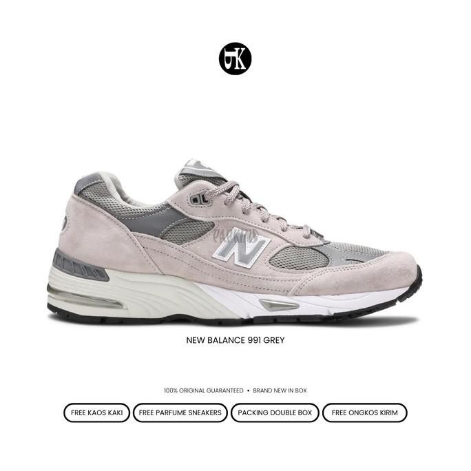 sepatu new balance 991 grey original bnib / sneakers new balance pria
