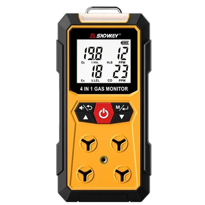 Murah Sndway Sw-7500A 4 In 1 Gas Detector Toxic Carbon Monoxide Combustible