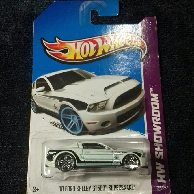 Hot Wheels 10 Ford Shelby GT500 Supersnake. Card HW Showroom 2013.