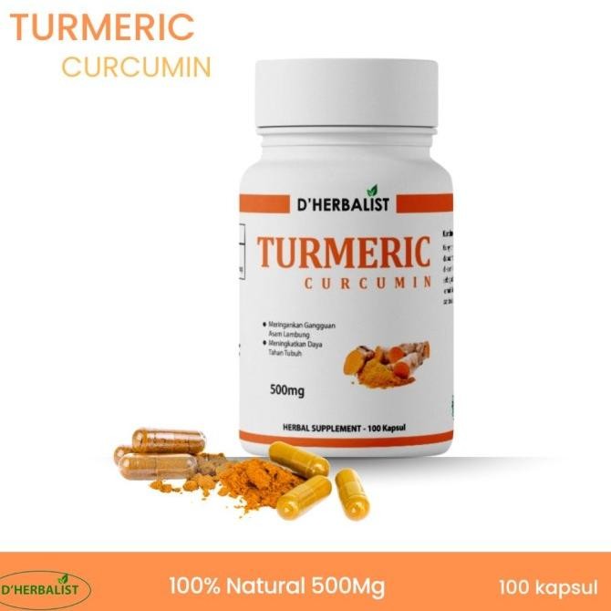 Turmeric Curcumin , Kunyit Kapsul 500Mg