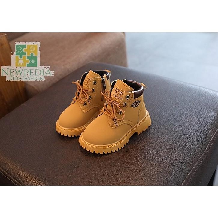 Sepatu Boots Kulit Anak Laki Laki Terbaru / Sepatu Boots Keren Anak Laki-Laki / Sepatu Boot Kulit An