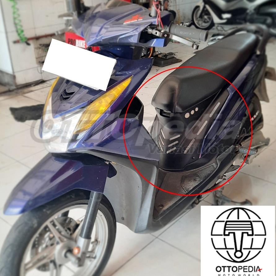 Paling Laris COVER CENTRE BEAT Airbox Center Underseat Custom Cover Bawah Jok Depan Variasi BeAT Kar