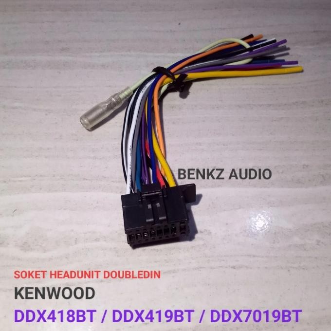 Promo Soket head unit kenwood ddx418bt ddx419bt ddx7019bt COD