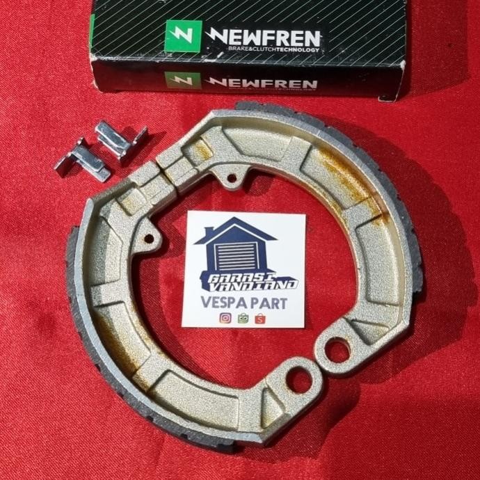 

Terbaru! Kampas Kanvas Rem Pirodo Belakang Racing Newfren Vespa Pts Special Et3