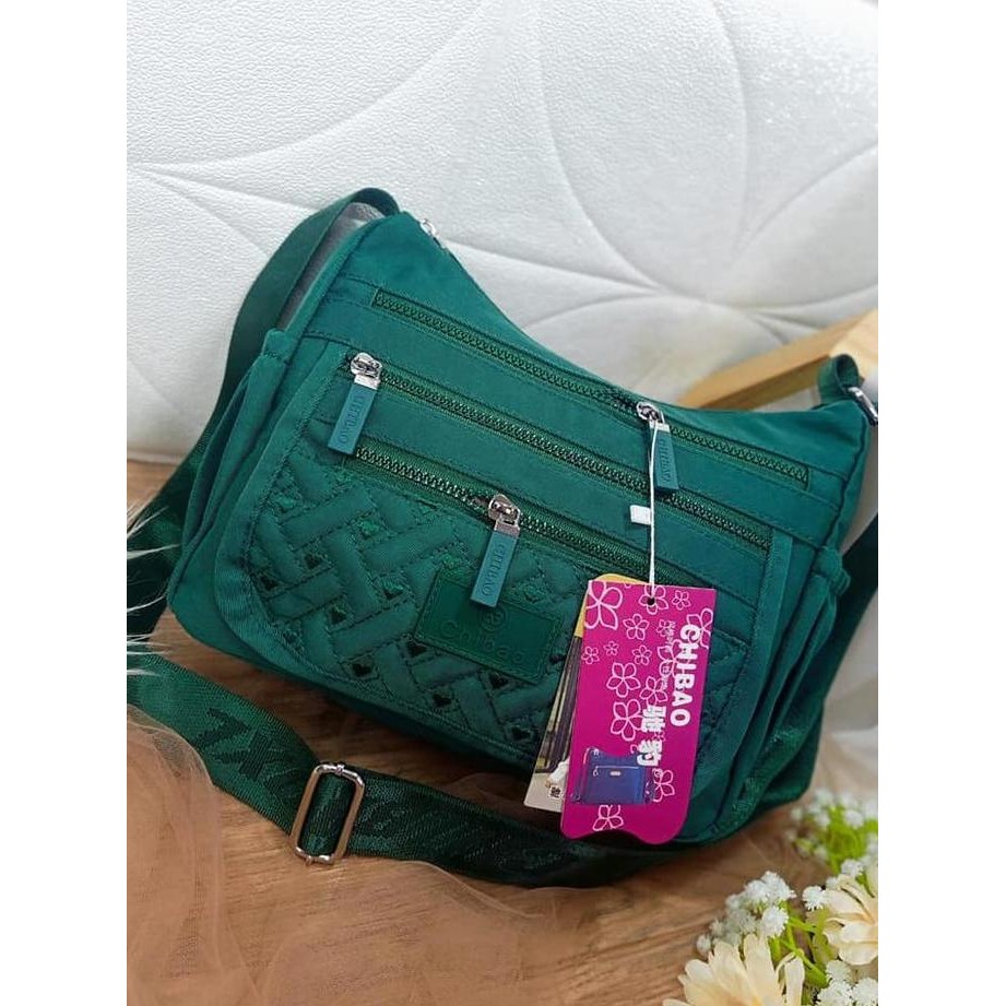 Promo Promo Diskon  Tas Wanita Chibao 7133-Ab# Kanvas Berkualitas & Terlaris  Diskon Selempang