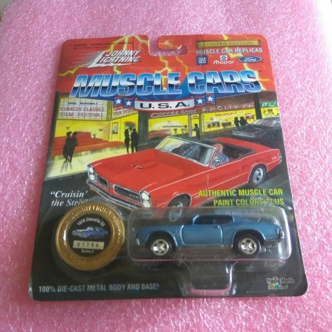 Johnny Lightning 70 Chevelle SS. Chevy Chevelle. Open Hood. Muscle Car