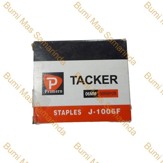 ((((()paling dicari] PRIMERO REFILL ISI ULANG PAKU MATA STAPLES TEMBAK 6MM J-1006F 5000 PCS