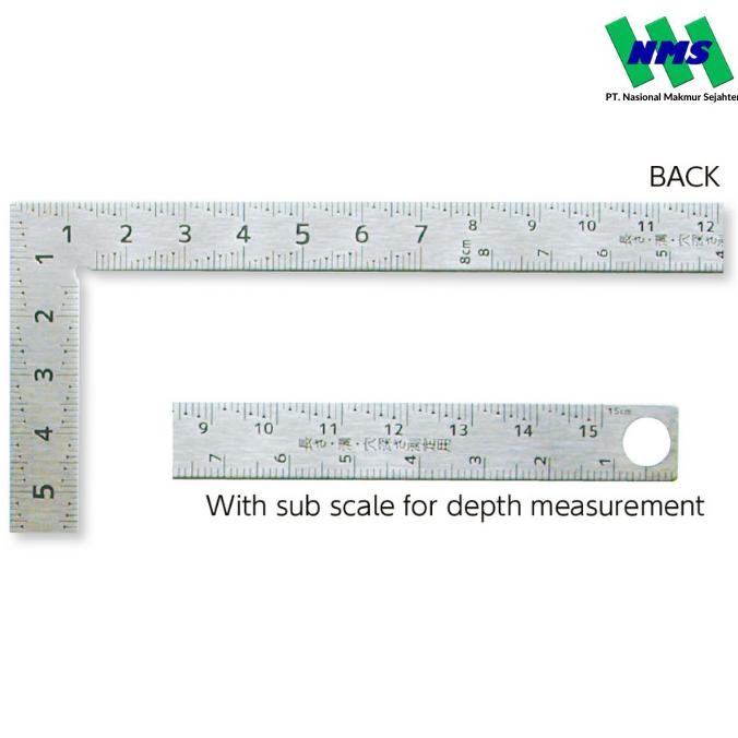 

Penggaris Siku Mini Niigata Seiki Carpenter'S Square Cm-15Kd 15Cm