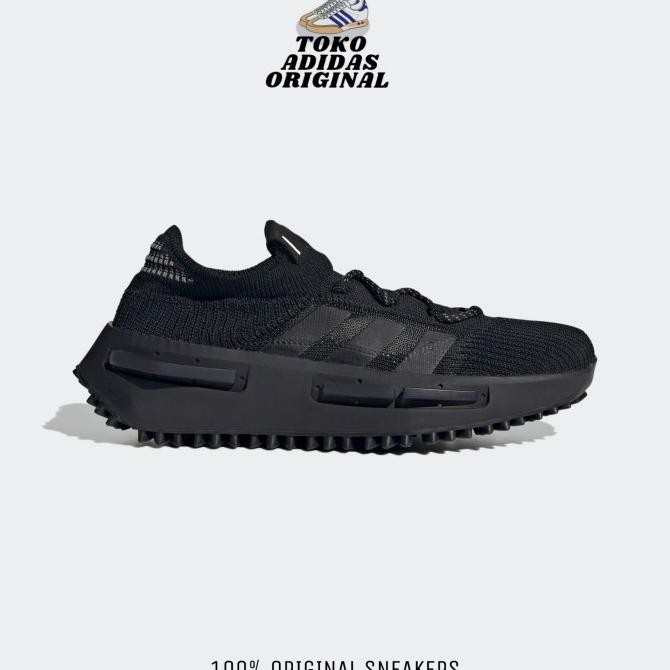 SEPATU SNEAKERS PRIA ADIDAS NMD S1 TRIPLE BLACK ORIGINAL BNIB RESMI