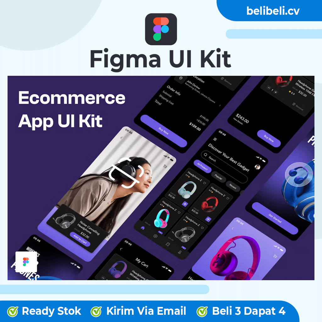 Ecommerce App UI - Premium Figma UI Kit