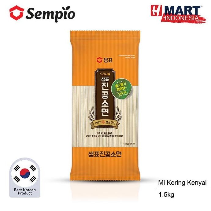 

Bisa Gosend! Sempio Wheat Noodles Chewy & Thin - Mie Kering Kenyal Asli Korea 1.5Kg
