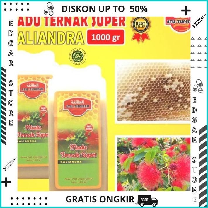 

MADU ATH THOIFAH MADU TERNAK SUPER KALIANDRA 1000 GRAM MURNI GRATIS ONGKIR