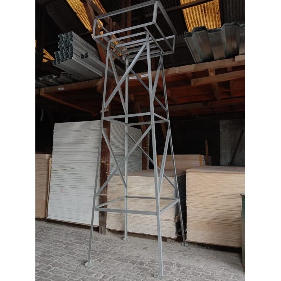 Spesial Tiang Menara Toren Tangki Air 500 Liter T. 2 Meter (Flatpack)
