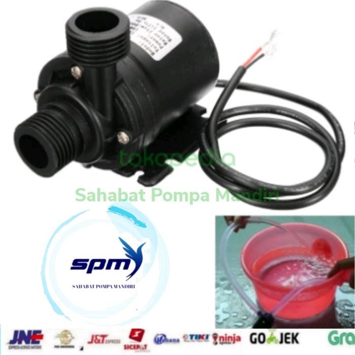 Pompa Celup Mini Dc 12 Volt Pompa Air Mini Brushless Aquarium Booster Original Dan Terpercaya
