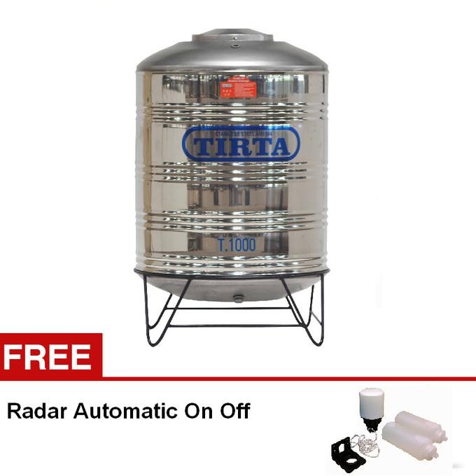 Spesial Tangki Air Stainless Tirta T 1000 Max Toren Tandon 960 Liter