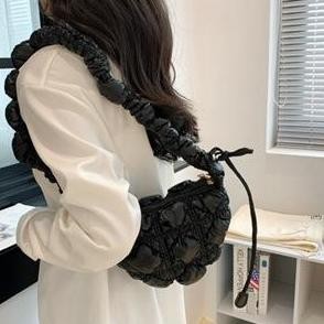 Sale Carlyn Puffy Bag Mini Warna Glossy - Dumpling Bag Korea Import Tas Selempang Wanita Bangkok Tha