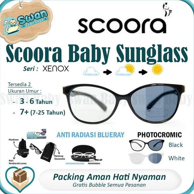 Scoora Xenox Kacamata Anak Anti Radiasi & Photocromic