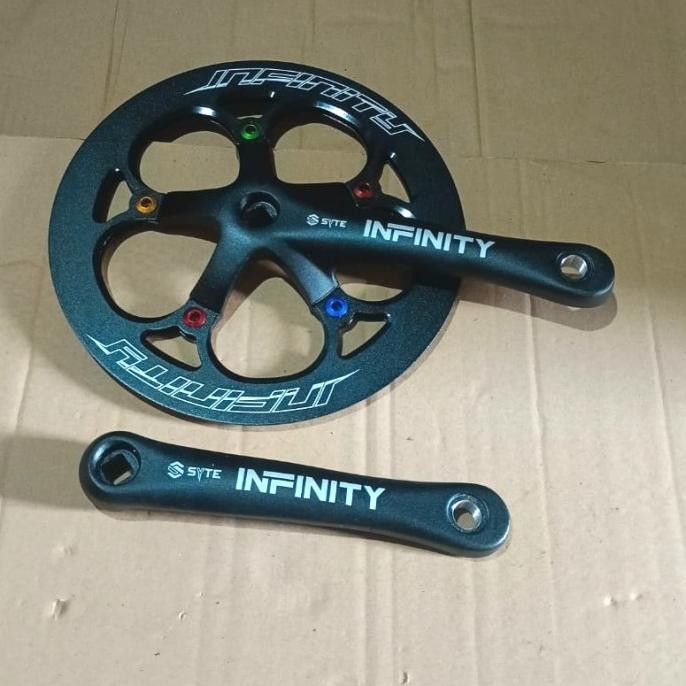 crank set syte infinity 53t BB kotak sepeda lipat fixie minion murah