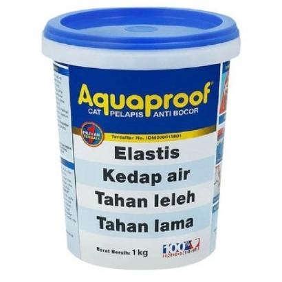 AQUAPROOF 4KG CAT AQUAPROOF WARNA-abu abu murah