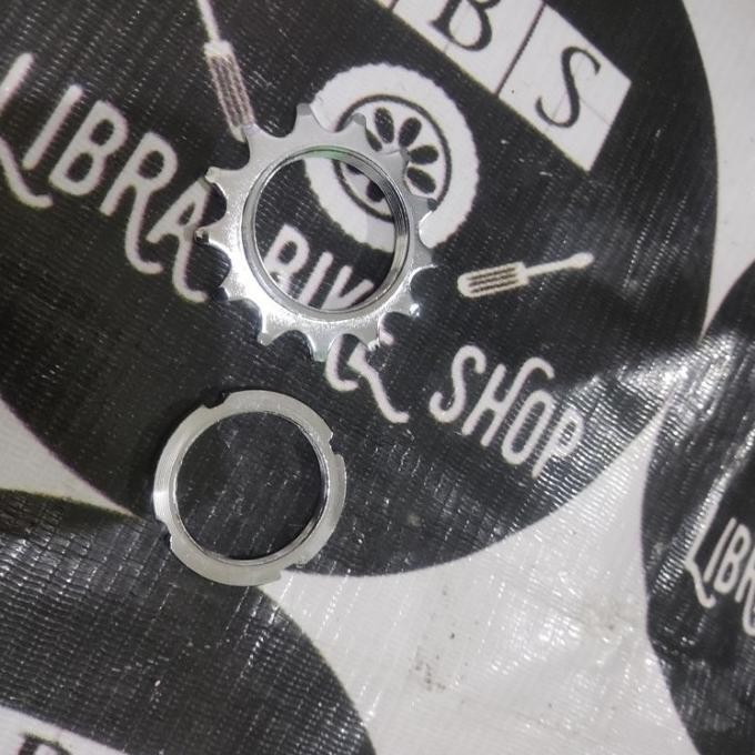 COG RNA BASIC 13T FIXIE DOLTRAP FIXED GEAR INCLUDE LOCK RING CHROME murah