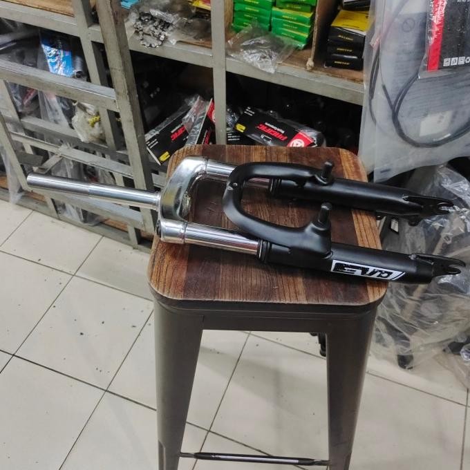 suspensi fork depan mtb 20 in avand coil evo avand T100 evo disk murah