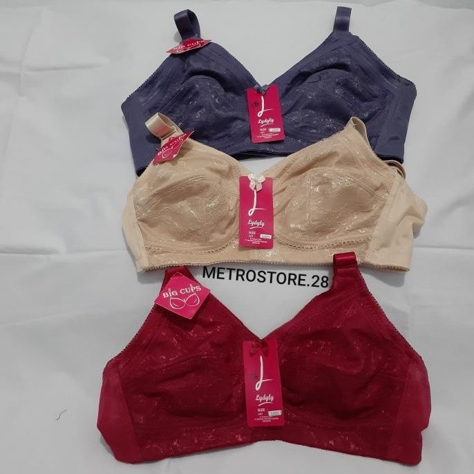 Terlaris, Bh Lydyly Brukat L023 / Bra Lydyly Tanpa Busa