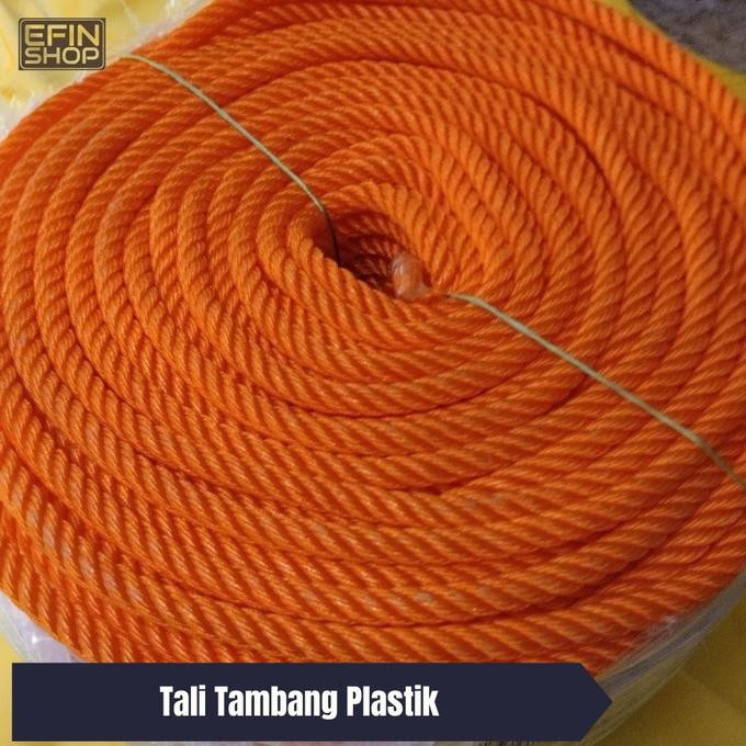 

Tambang 6 Mm / Tali Tambang Plastik Merk Rido D 6Mm Per Roll New Stok