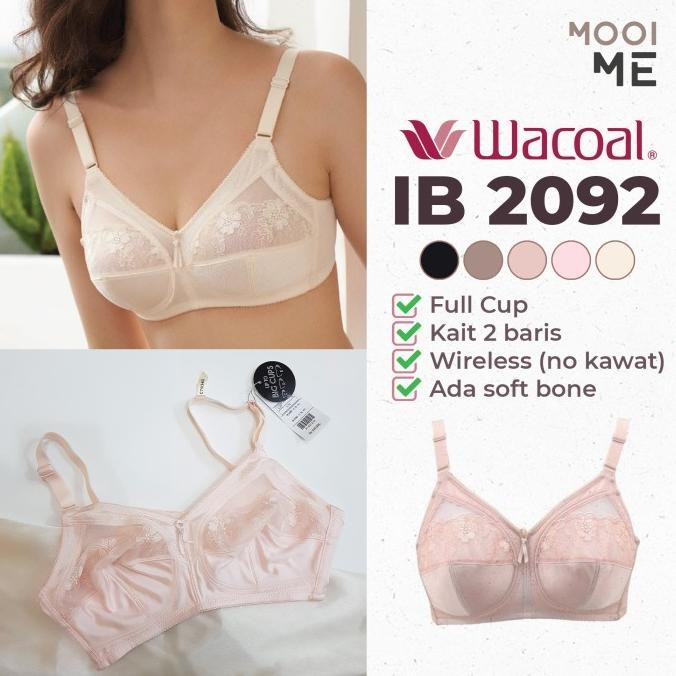 Hot Sale, Wacoal Basic Wireless Full Cup Bra Ib 2092
