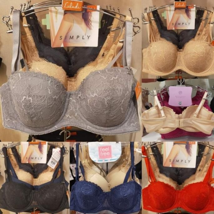 Limited, Sale  Original Luludi By Wacoal Lace Bra Kawat Renda 1/2 Cup