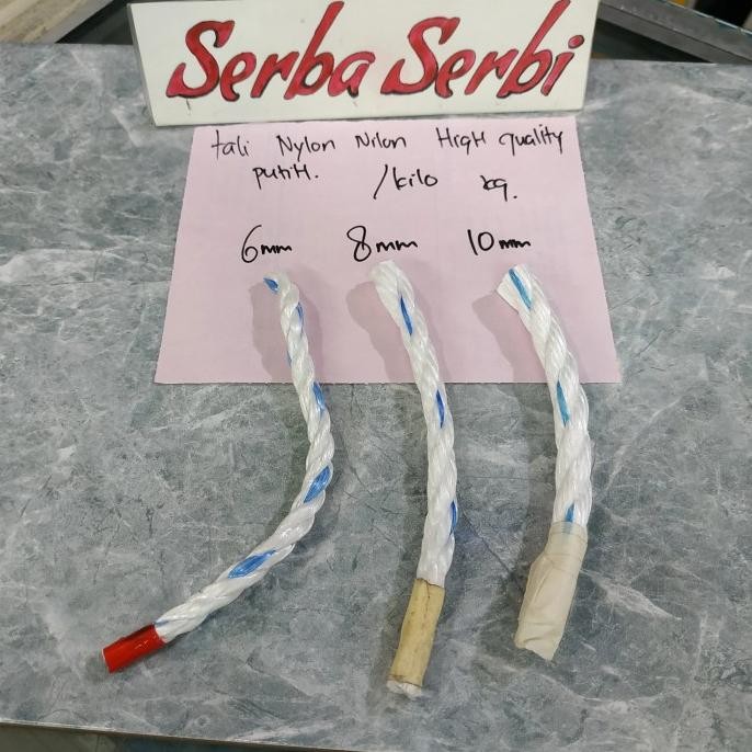 

Tali Nylon Nilon Putih High Quality Per Kilogram New Stok