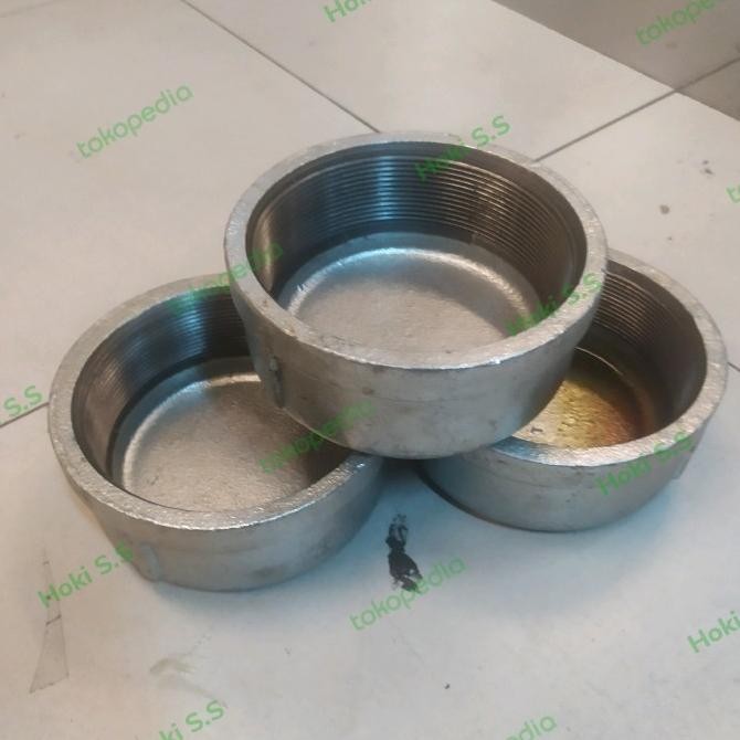 Dop / End Cap Galvanis Drat 3" Inch Premium