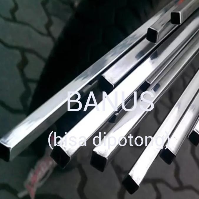 Hollow Stainless 304 1,5 Cm X 3 Cm X 1 Mm / 15 X 30 X 1 Pipa Kotak Hemat