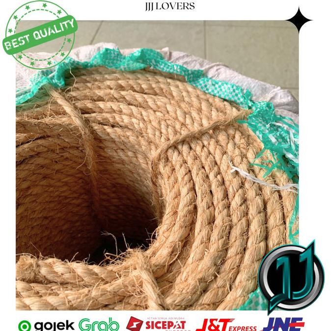 

Tali Tambang Besar Tambang Manila Dadung Goni 8Mm Per Roll New Stok